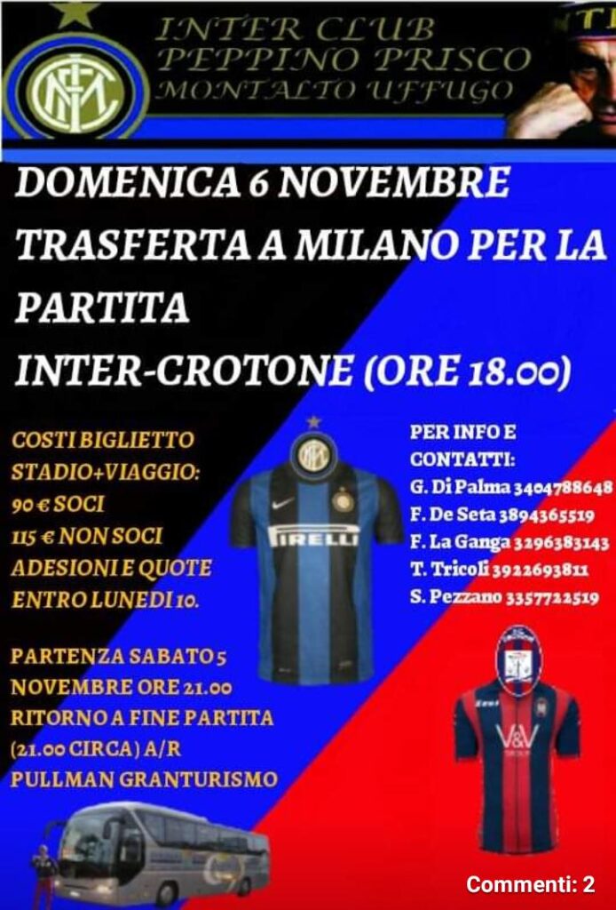 Trasferta 2016 - 11 - 06 - Inter Crotone