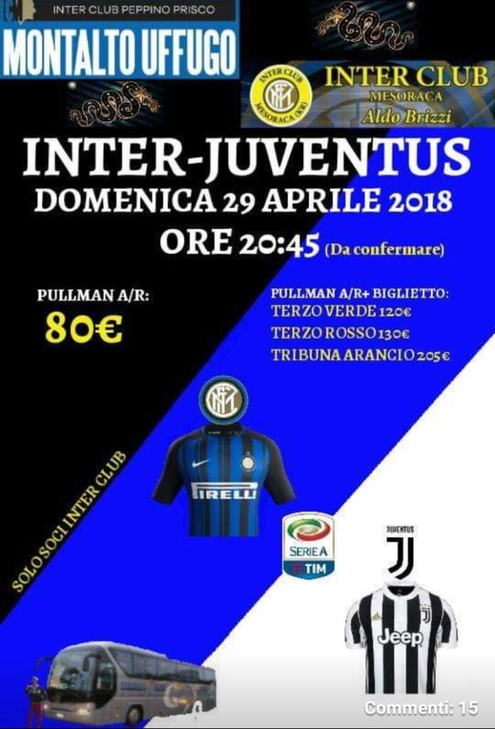Trasferta 2018 - 04 - 29 - Inter Juventus