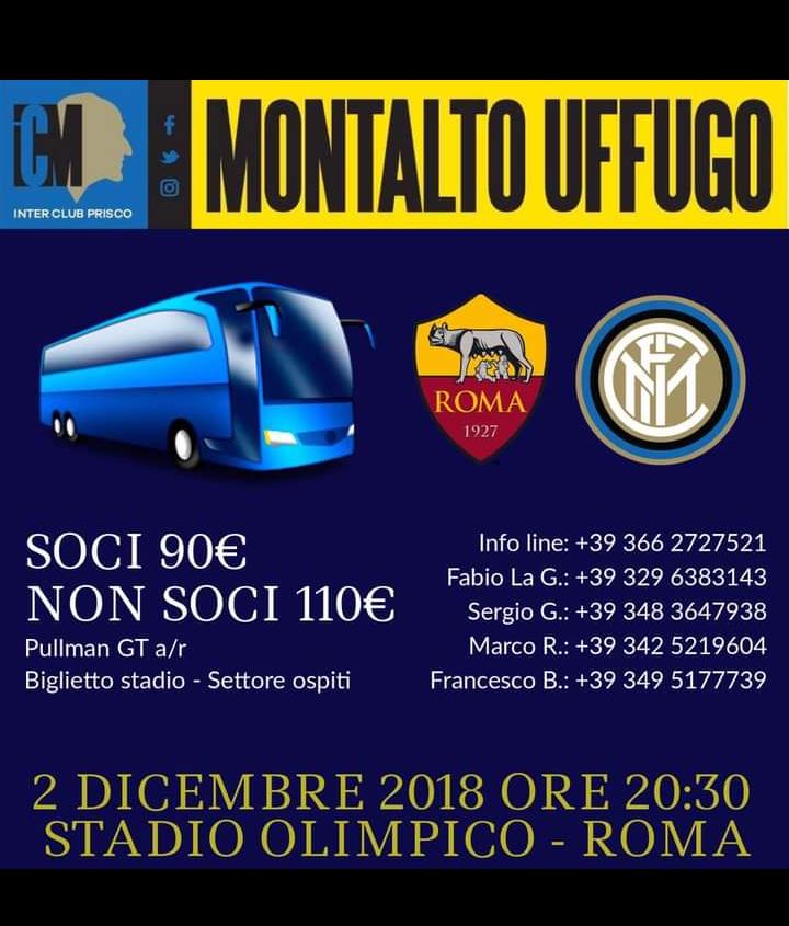 Trasferta 2018 - 12 - 02 - Roma Inter