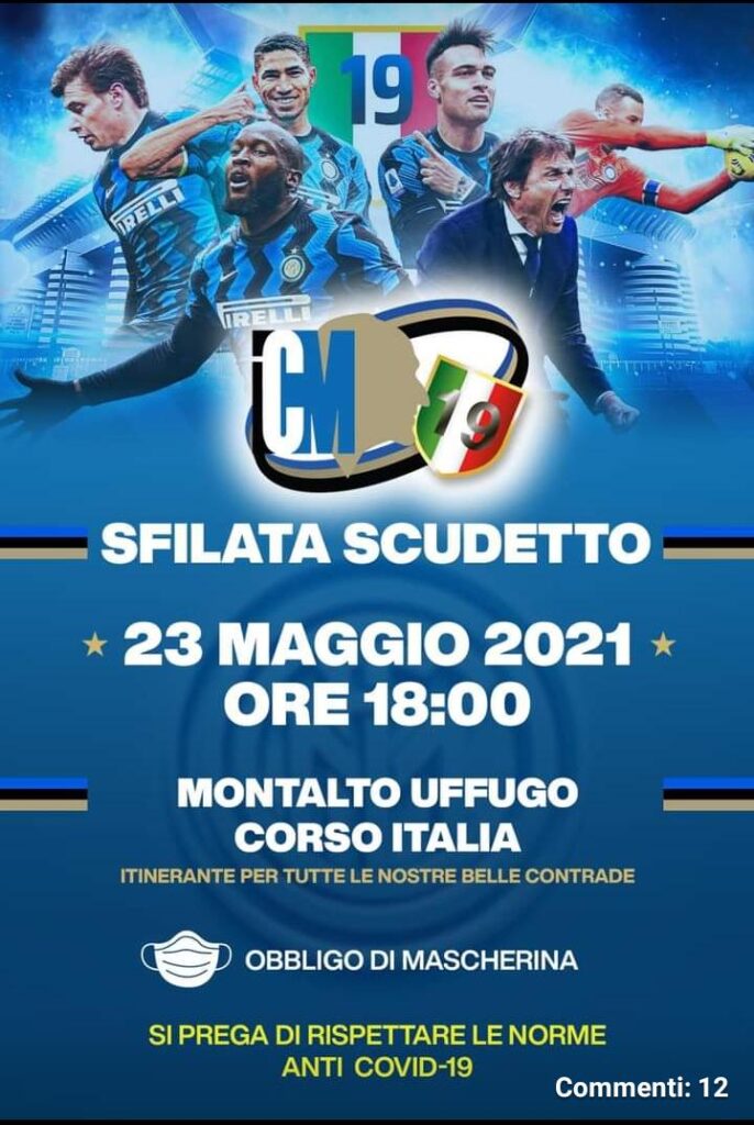 Evento 2021 - 05 - 23 - Sfilata scudetto 19