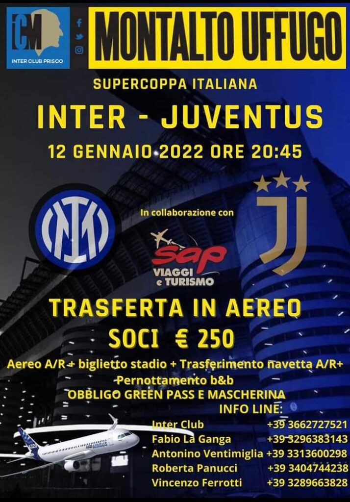 Trasferta 2022 - 01 - 12 - Inter Juventus