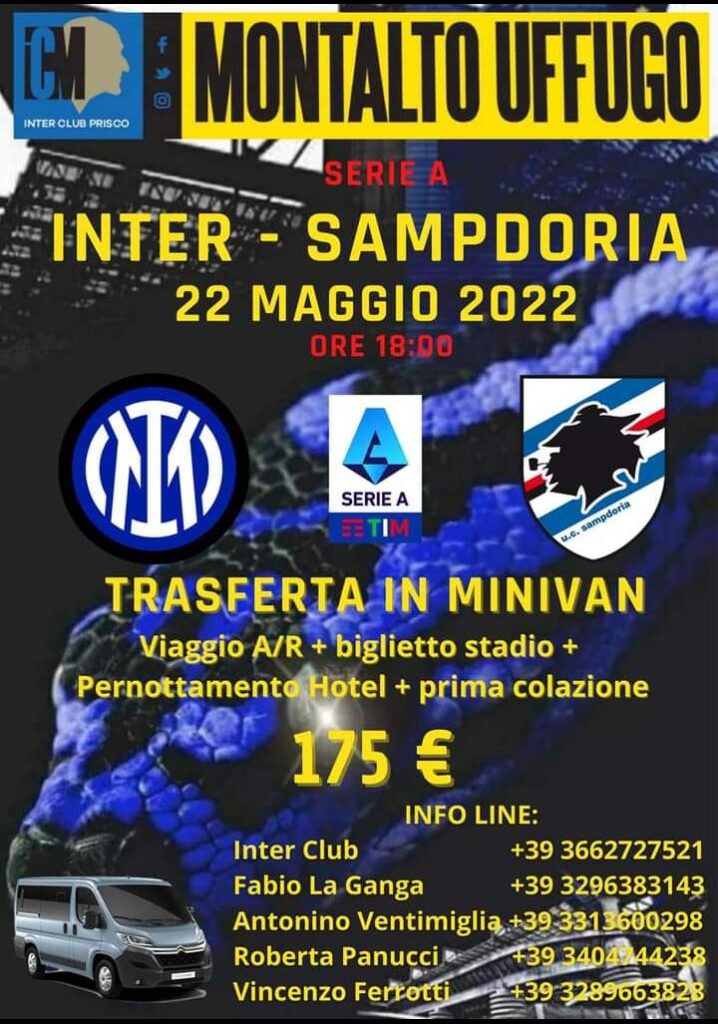 Trasferta 2022 - 05 - 22 - Inter Sampdoria