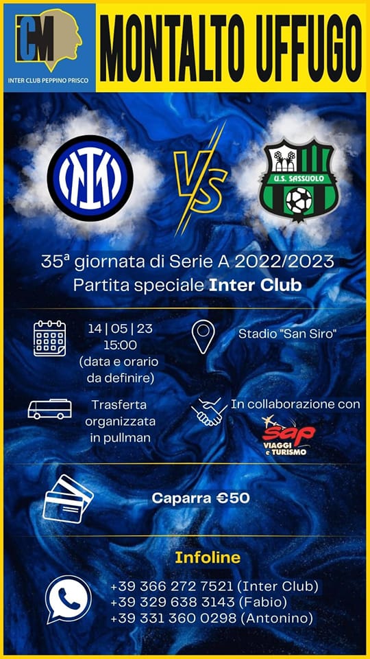 Locandina 2023-05-14 - Inter - Sassuolo