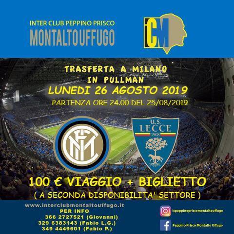 INTER - LECCE 26 agosto 2019