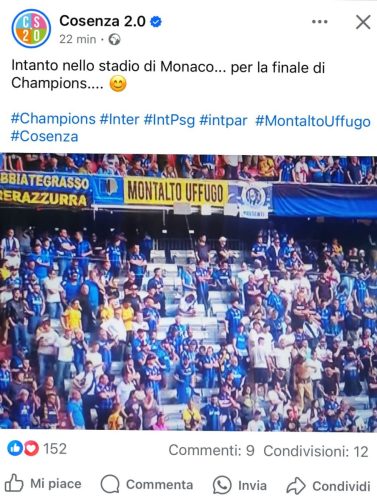 STAGIONE 2024-2025 FINALE CHAMPIONS LEAGUE PSG-INTER IMG-20250531-WA0088